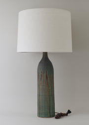 Extra Large Bottle Lamp in Lichen - Victoria Morris